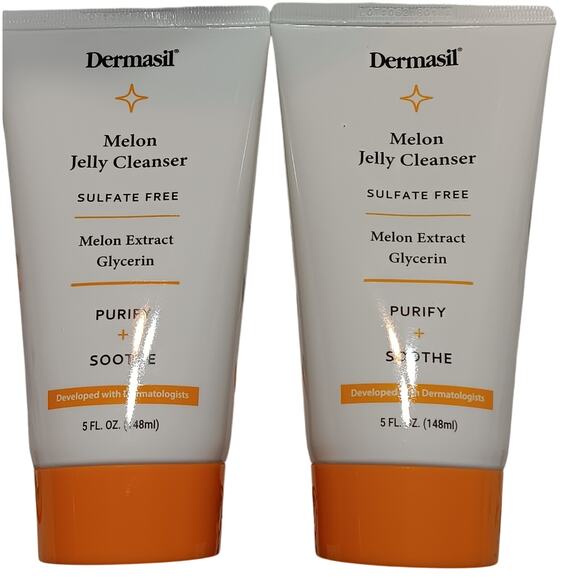 Dermasil Melon Jelly Cleanser Sulfate Free Extract Glycerin (Qty 2) 5 fl oz. - Picture 1 of 2